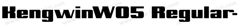 KengwinW05 Regular字体转换